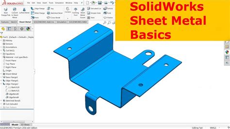 welded sheet metal box in solidworks|sheet metal thickness in solidworks.